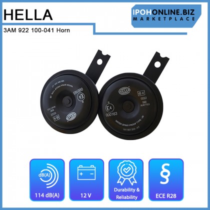 Hella 3AM 922 100-041 Strong Tone Horn Set Hella 3AM 922 100-041 Strong Tone Horn Set